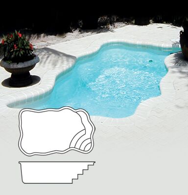 aruba fiberglass pool price